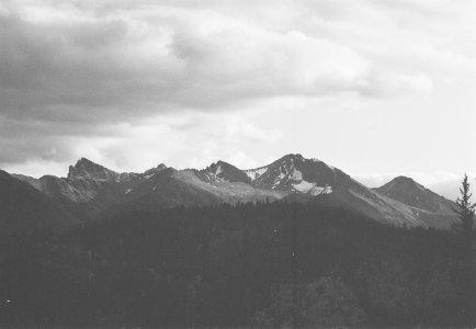 View of Bendor Range from Tyax Lake, photo Mike Cleven