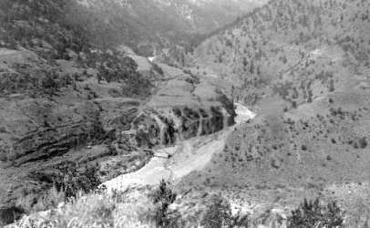 BC Archives # IF-03707, Bridge River at confluence w. Fraser