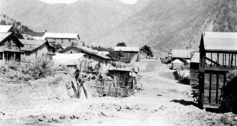 BC Archives # E-06947 Lillooet, Chinatown 1900s