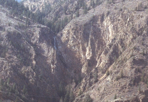 Closeup of Dickie Creek waterfall, Photo: Mike Cleven