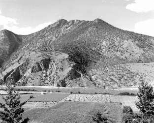 BC Archives # I-22325, Farm Lands 10 miles north of Lillooet (Fountain)