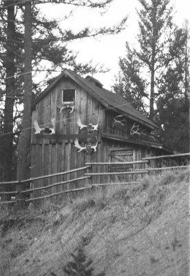 Barn on Fountain Indian Reserve, Fountain Valley Road, 1996