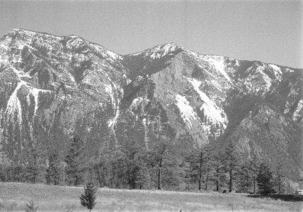 Fountain Ridge from Cayoosh Creek, photo Mike Cleven 1996