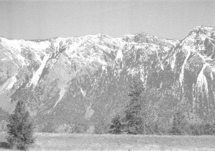 Fountain Ridge from Cayoosh Creek, photo Mike Cleven 1996