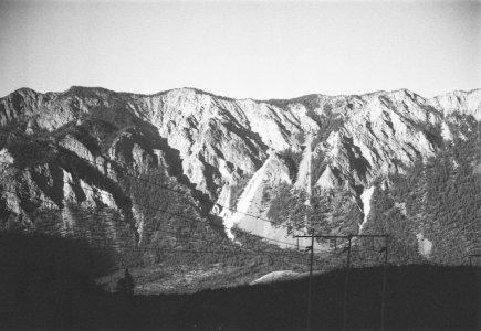 Fountain Ridge from Cayoosh Creek, photo Mike Cleven 1996