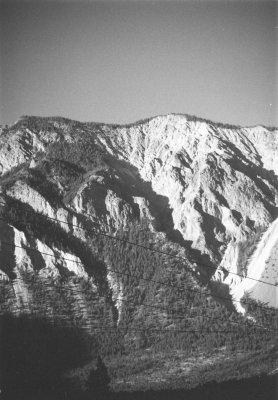 Fountain Ridge from Cayoosh Creek, photo Mike Cleven 1996