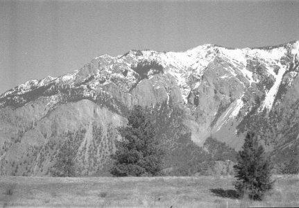 Fountain Ridge from Cayoosh Creek, photo Mike Cleven 1996