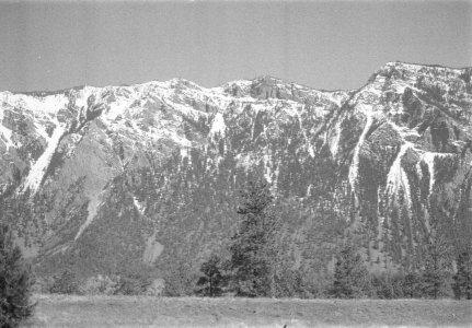 Fountain Ridge from Cayoosh Creek, photo Mike Cleven 1996