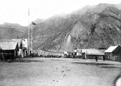 BC Archives # B-03195 Lillooet - Main Street The Golden Mile 1895