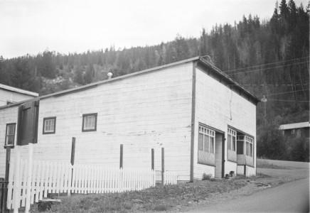 The old laundry building in Gold Bridge, BC  Photo E. 'Andy' Cleven