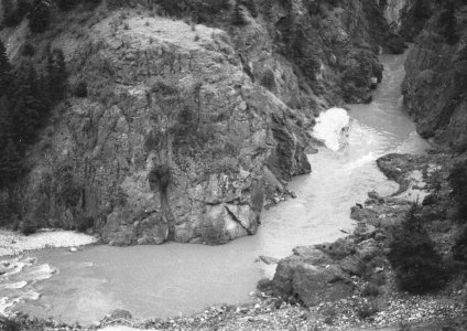 View of Lower Canyon of the Bridge River, 1996 Photo: Mike Cleven