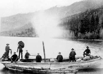 BC Archives # D-03147 The Steamboat Minne Ha Ha on Seton Lake