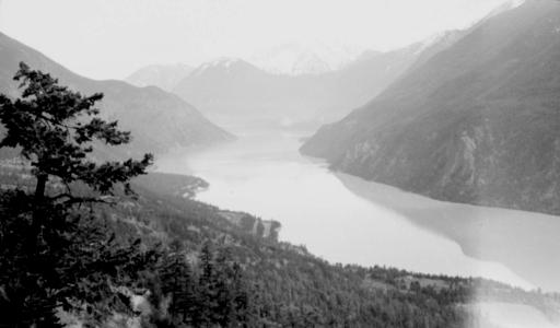 View of Seton Lake from Mission Mtn Road