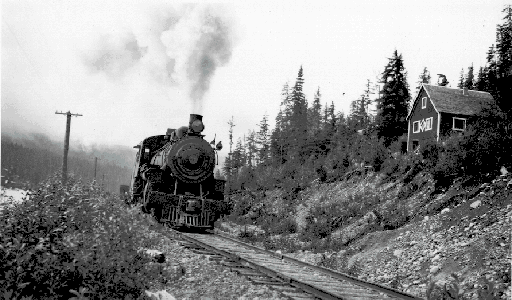 BC Archives # F-06065, PGE Mikado steam engine at Alta Lake