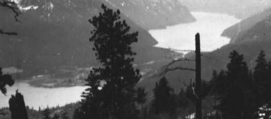 Andy Cleven Photo: View of Seton Portage from Mission Mountain Rd.