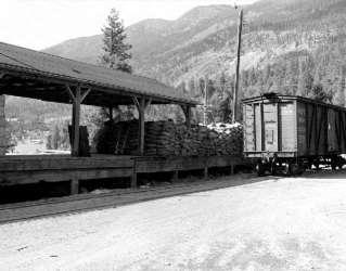 BC Archives # I-29057: Gold Concentrate awaiting shipment, Shalalth