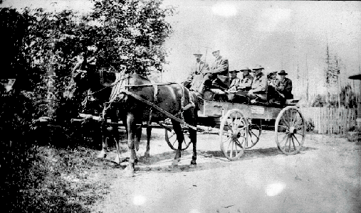 BC Archives # C-01147, Harry Judd's Stage on Pemberton Trail, 1910s