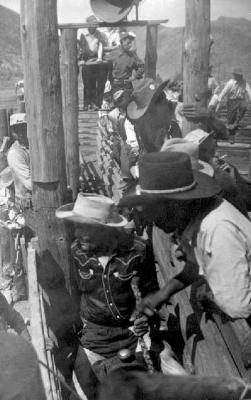 BC Archives # F-03511, Lillooet Stampede 1951