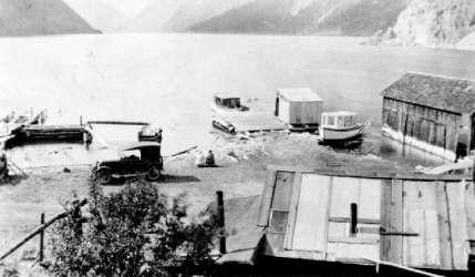 BC Archives # C-01329 Dock at Seton Lake